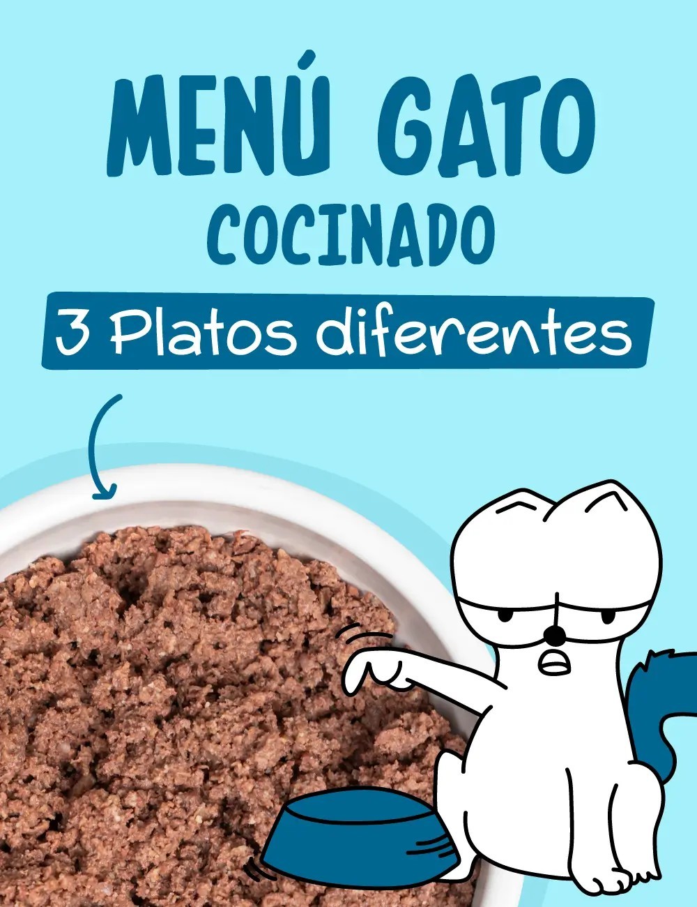 Menú Completo Cocinado - Comida Natural para tu Gato