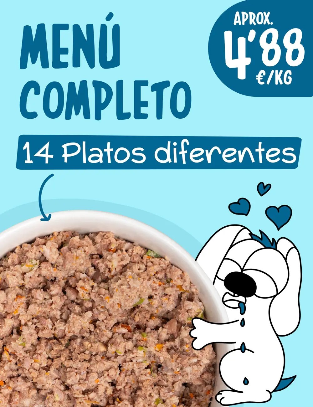 Menú Completo COCINADO 5kg