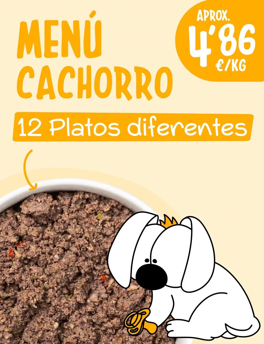 Menú Cachorro COCINADO 5kg