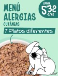Menú Alergias Cutáneas COCINADO 5kg