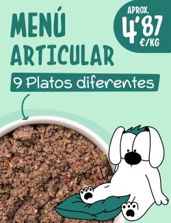 Menú Articular COCINADO 5kg
