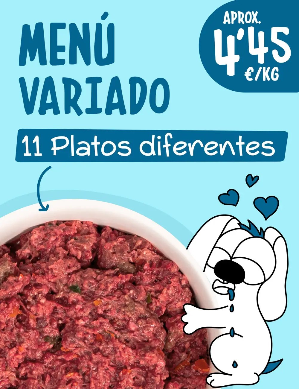 Menú Variado CRUDO 5kg