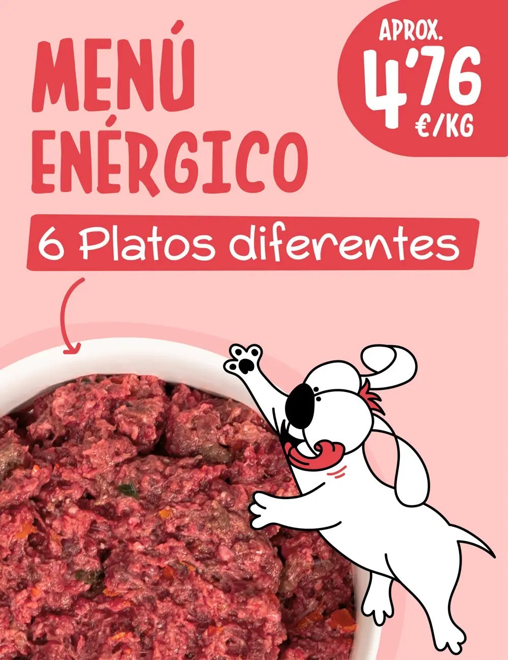 Menú Enérgico CRUDO 5kg