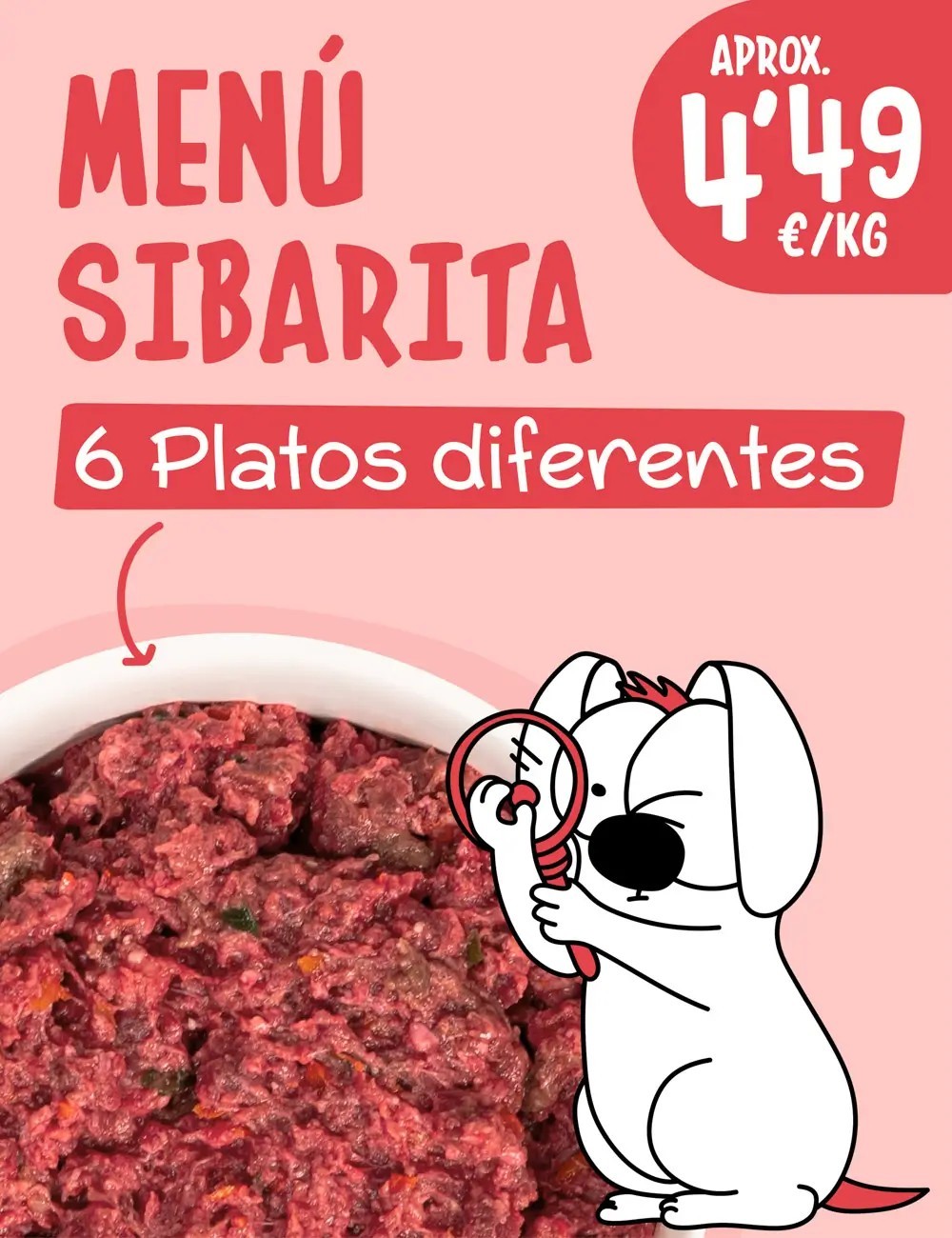 Menú Sibarita CRUDO 5kg