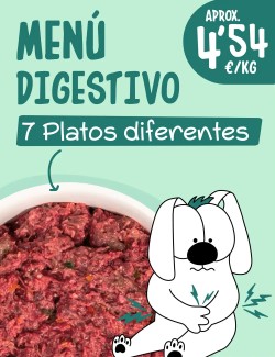 Menú Digestivo CRUDO 5kg