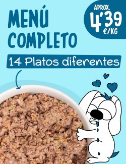 Menú Completo COCINADO 10-15kg