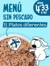 Menú Sin Pescado COCINADO 10-15kg