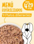 Menú Esterilizados COCINADO 10-15kg