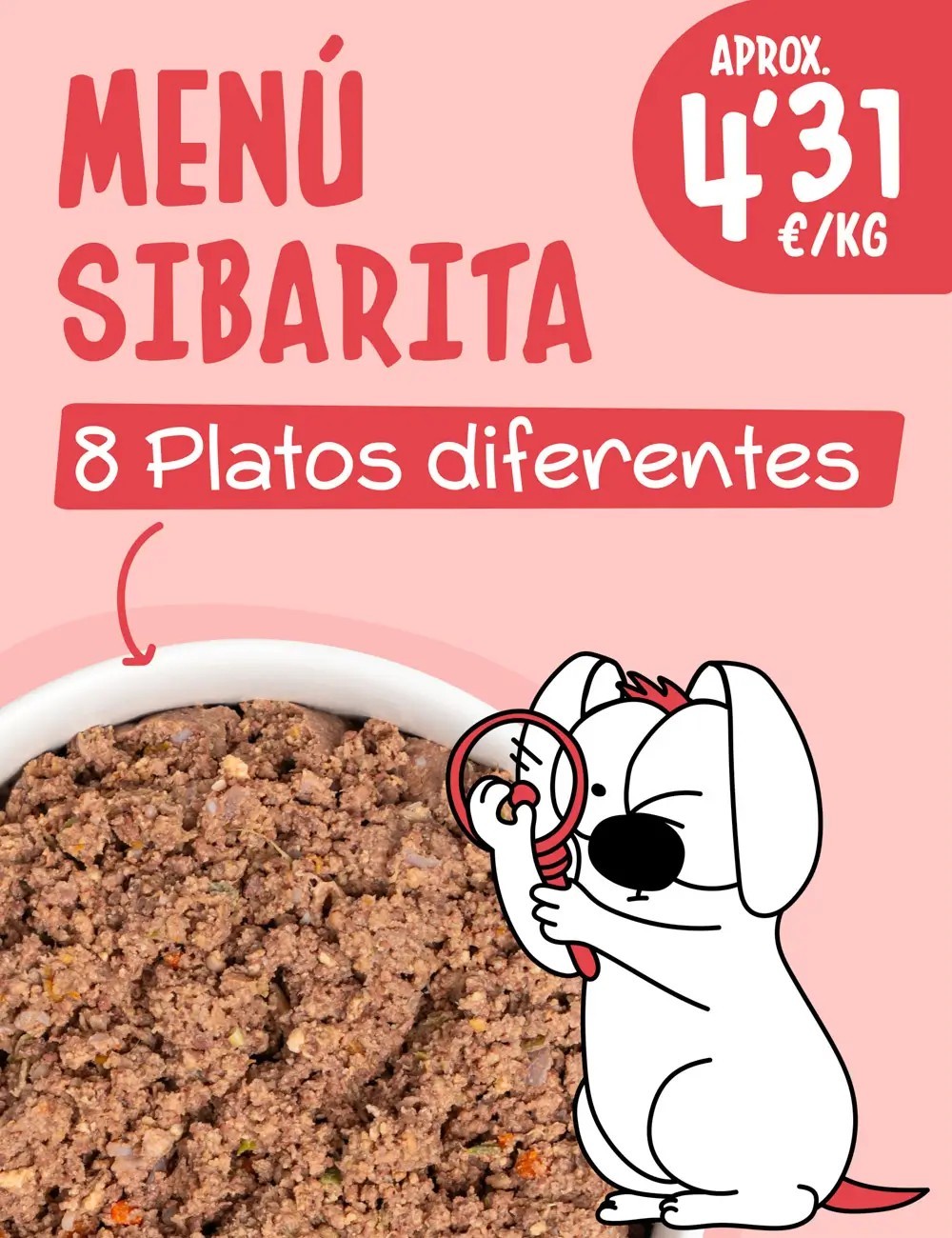 Menú Sibarita COCINADO 10-15kg