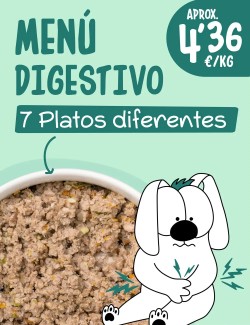 Menú Digestivo COCINADO 10-15kg