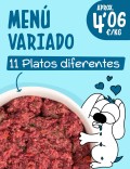 Menú Variado CRUDO 10-15kg