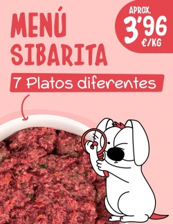 Menú Sibarita CRUDO 10-15kg