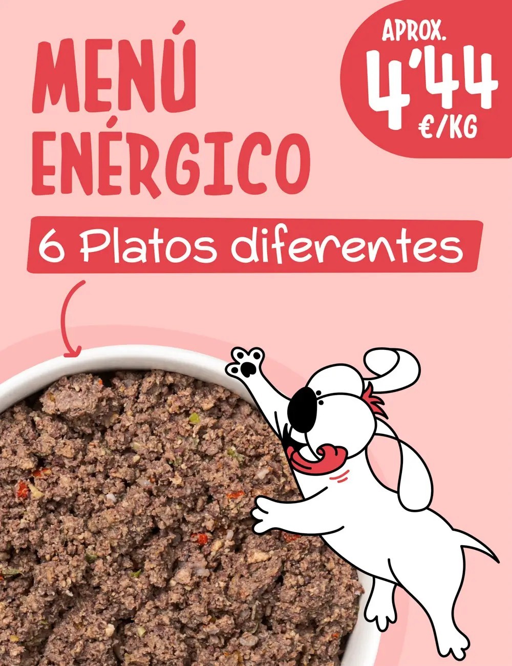Menú Enérgico COCINADO 15kg