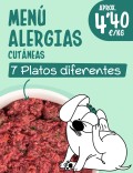 Menú Alergias Cutáneas CRUDO 15kg