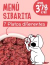 Menú Sibarita CRUDO 15kg