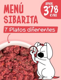 Menú Sibarita CRUDO 15kg