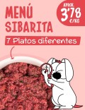 Menú Sibarita CRUDO 15kg