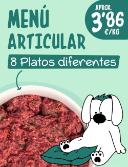 Menú Articular CRUDO 15kg