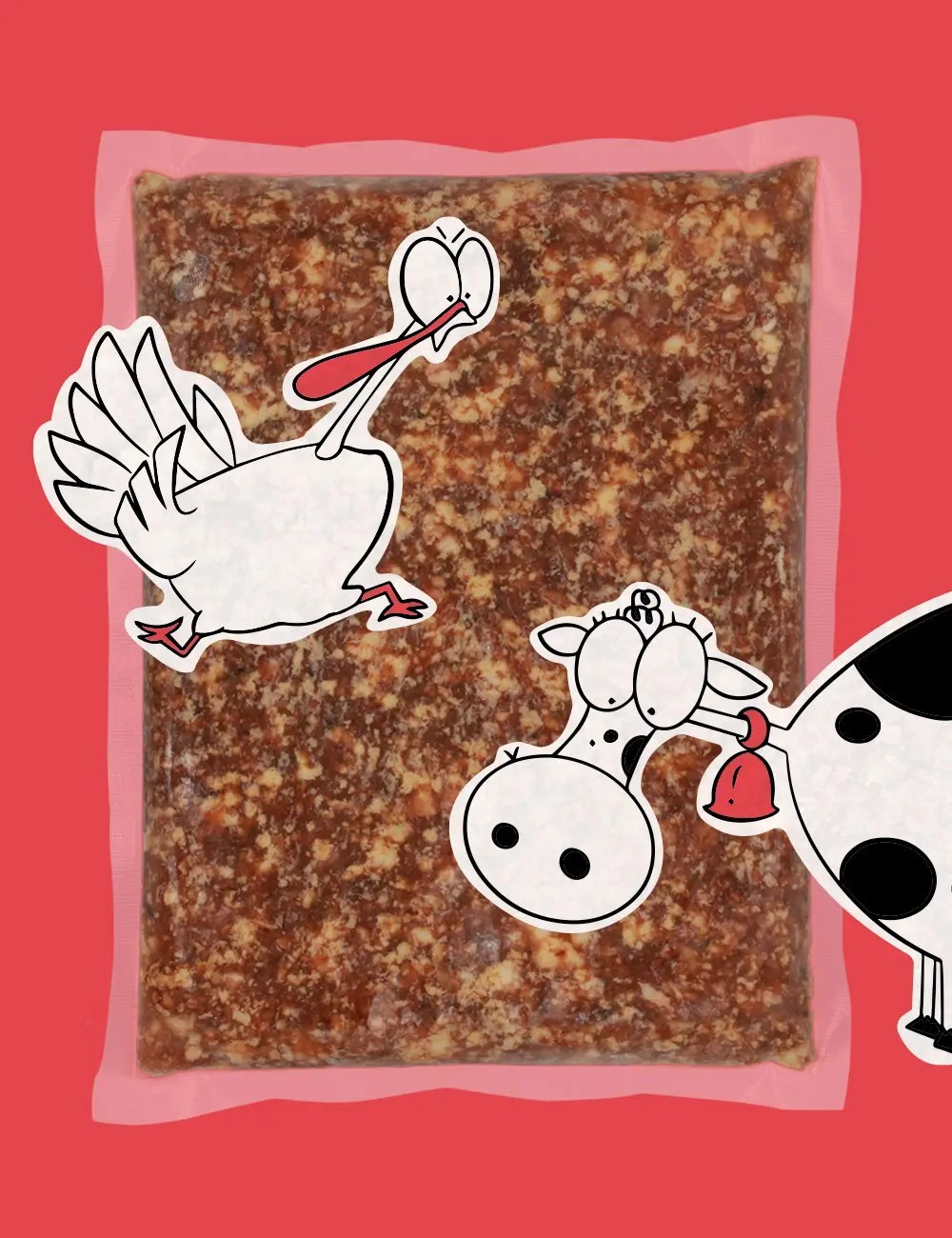 Ternera y Pavo CRUDO