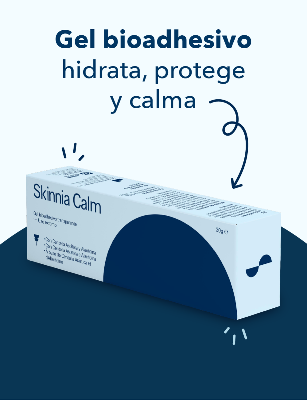 SKINNIA CALM GEL BIOADH. CENTELLA ASIATICA/ALANTOINA 30GR