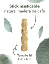 GLORIA STICK MASTICABLE NATURAL MADERA DE CAFE M