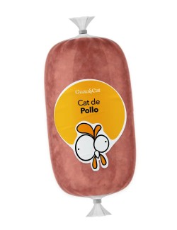 Plato de Pollo Crudo - Comida Natural para tu Gato