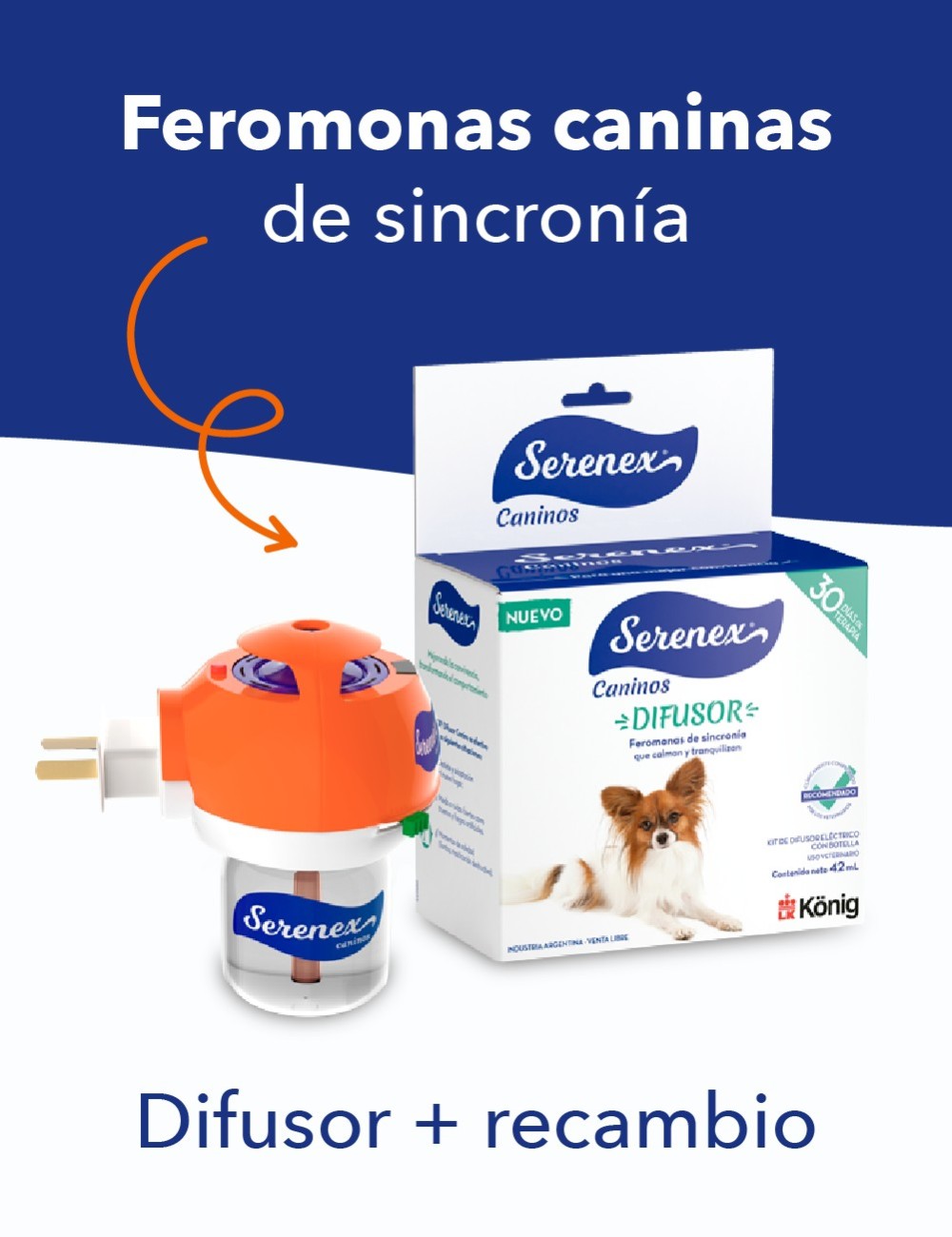SERENEX DIFUSOR CANINO
