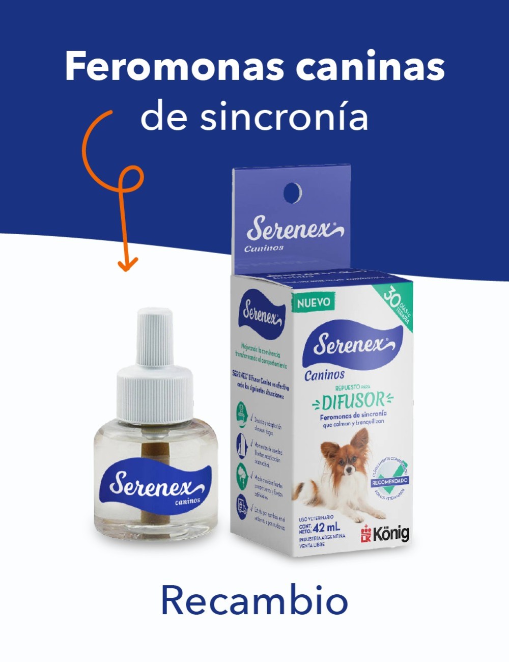 SERENEX RECAMBIO CANINO 40ML