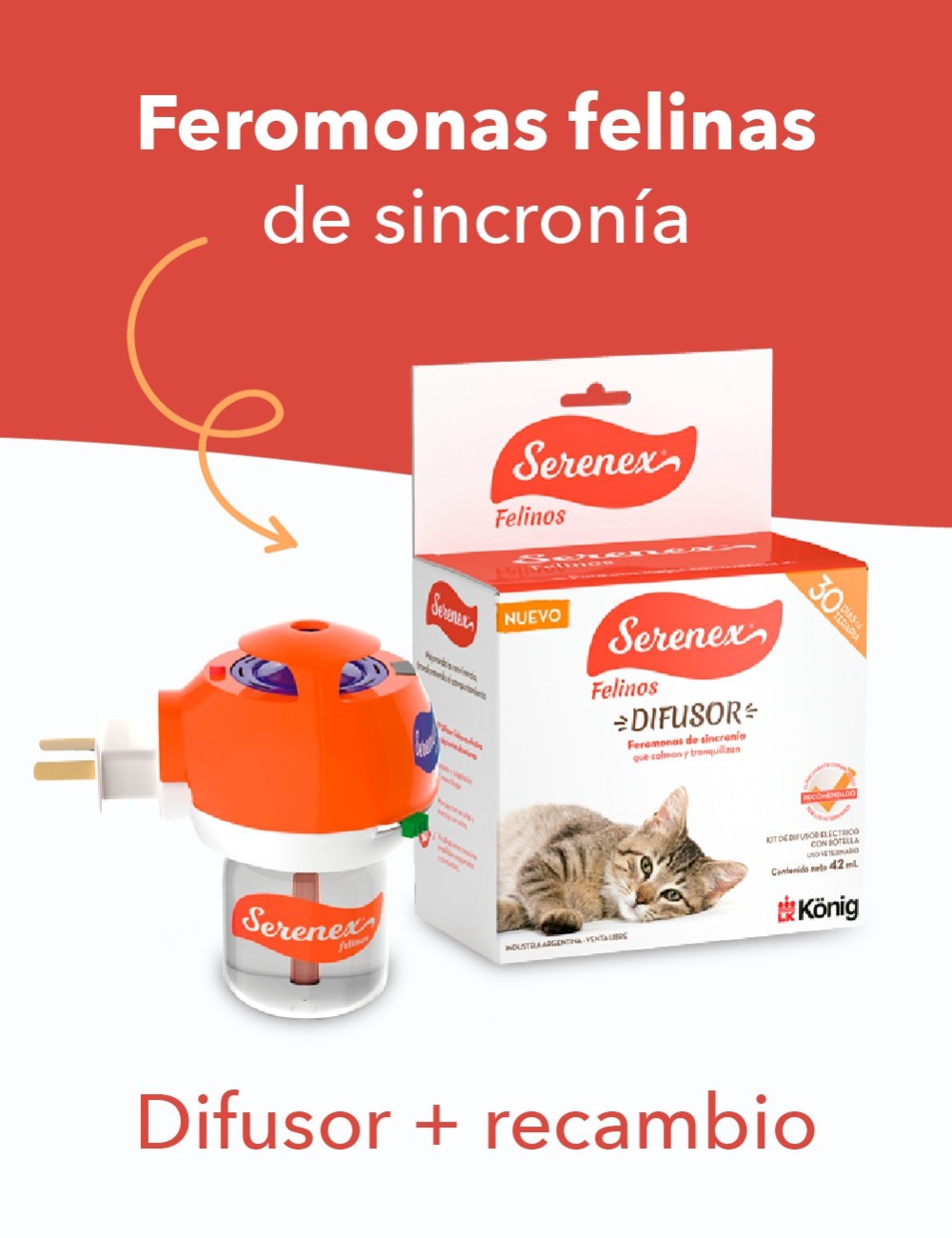 SERENEX DIFUSOR FELINO