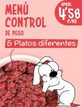 Menú Control de Peso CRUDO 5kg