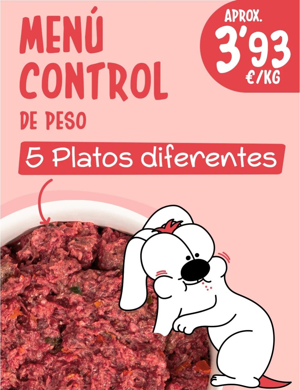 Menú Control de Peso CRUDO 15kg