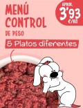 Menú Control de Peso CRUDO 15kg