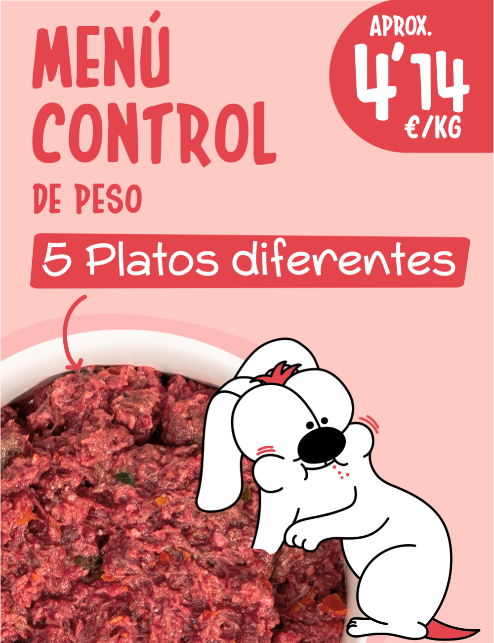 Menú Control de Peso CRUDO 10-15kg