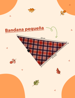 BANDANA PEQUEÑA PARA PELUDOS