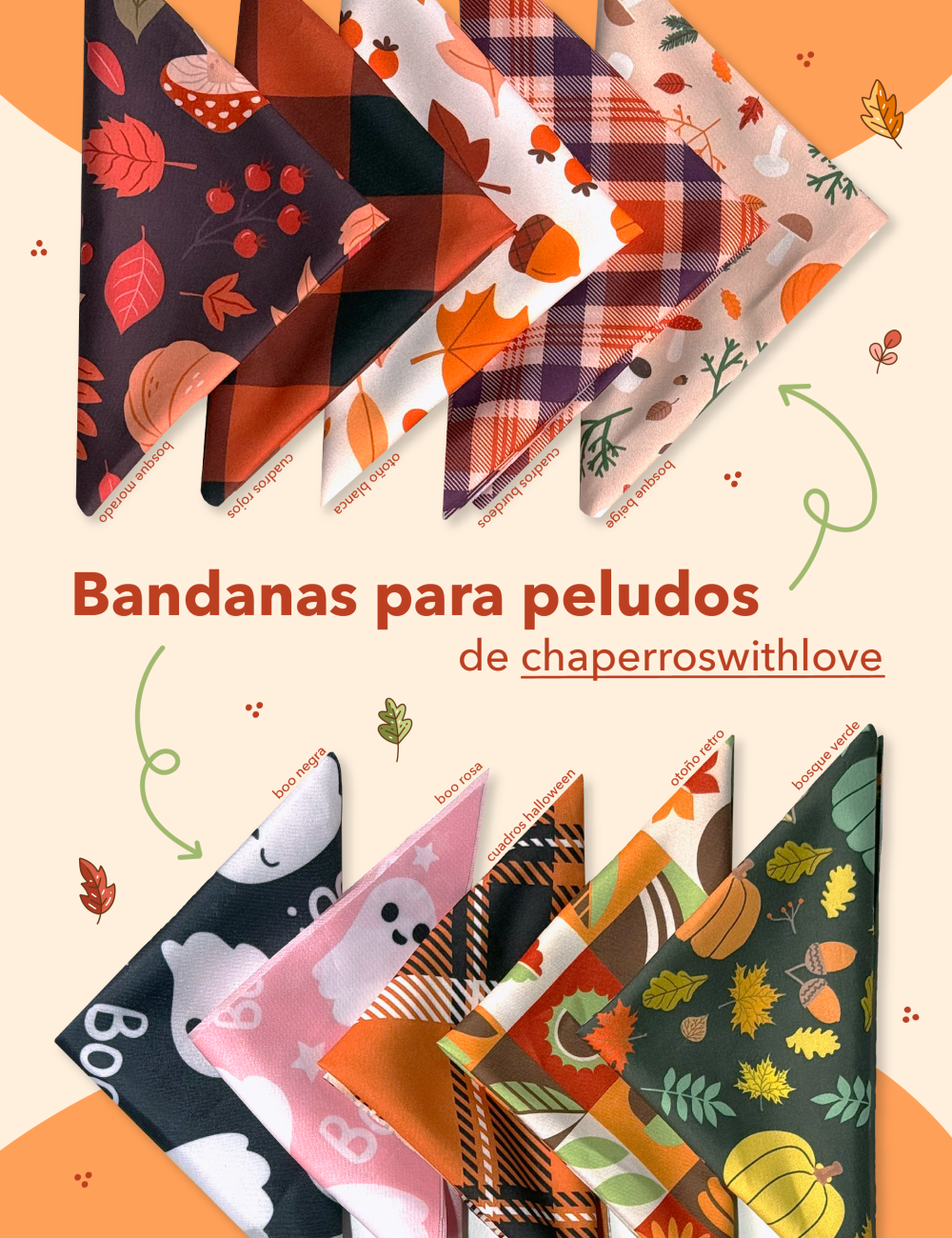BANDANA GRANDE PARA PELUDOS