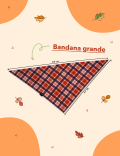 BANDANA GRANDE PARA PELUDOS