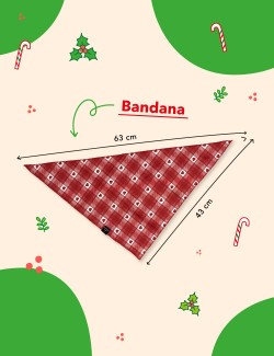 BANDANA NAVIDEÑA PARA PELUDOS