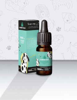 Candidtails aceite de cañamo con CBD para perros grandes