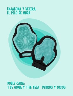 Artero Kira- Guante-Manopla Goma Doble