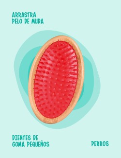 Artero Laika- Manopla Goma Roja