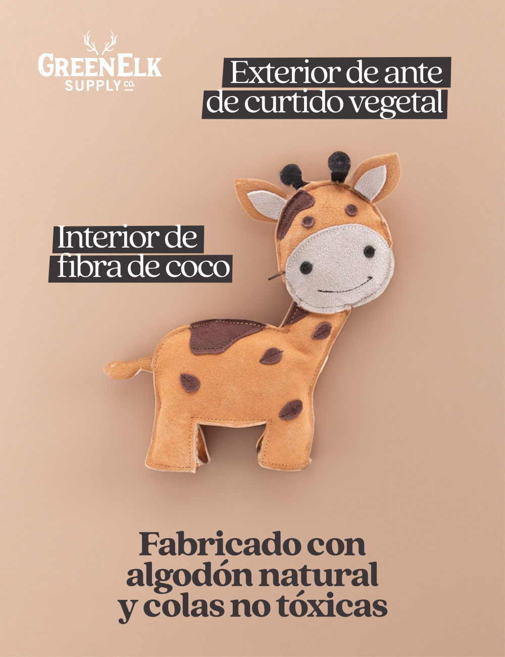 GREEN ELK Coco Buddies Jirafa