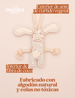 GREEN ELK Canvas Buddies Perro y Cuerda juguete para perros