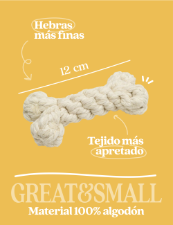 Great&Small Hueso de Algodón 12cm